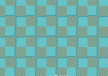 Blue Flannel Ornament Pattern Vector - бесплатный vector #433837
