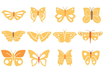 Butterflies Design - бесплатный vector #437127