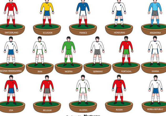 Subbuteo Players icons - Vector - Free vector #437367