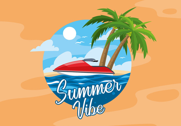 Summer Water Jet Free Vector - бесплатный vector #438237