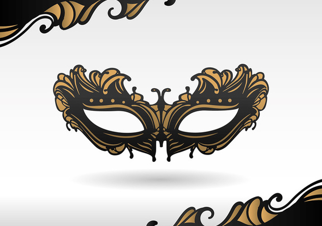 Masquerade Black Mask Free Vector - Free vector #440217