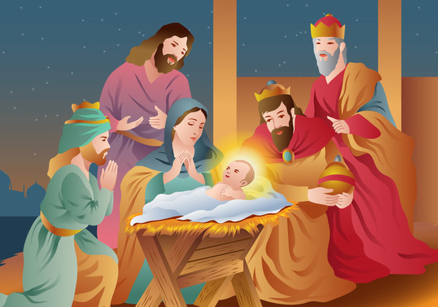 Christmas Religious Happy Epiphany - vector #440227 gratis