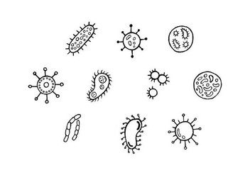 Free Bacteria Icon Vector - Kostenloses vector #441147