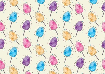 Candy Floss Pattern Vector - Kostenloses vector #441917
