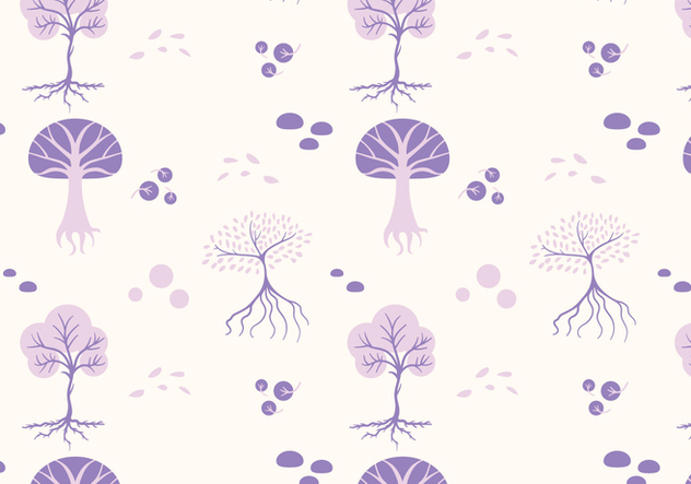 Trees Seamless Pattern Vector - Free vector #441967