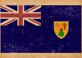Grunge Flag of Turks and Caicos Islands - бесплатный vector #442237