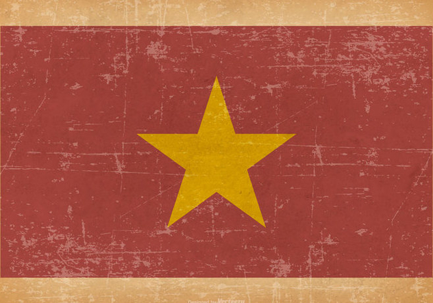 Grunge Flag of Vietnam - бесплатный vector #443887