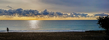 Veiled sky above the sea (1) - image #450867 gratis