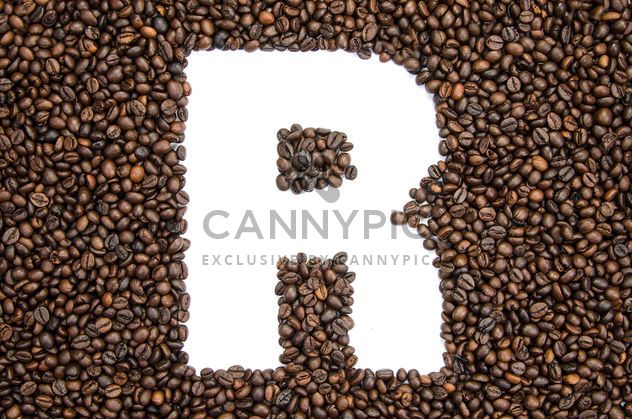 Alphabet of coffee beans - image #451917 gratis