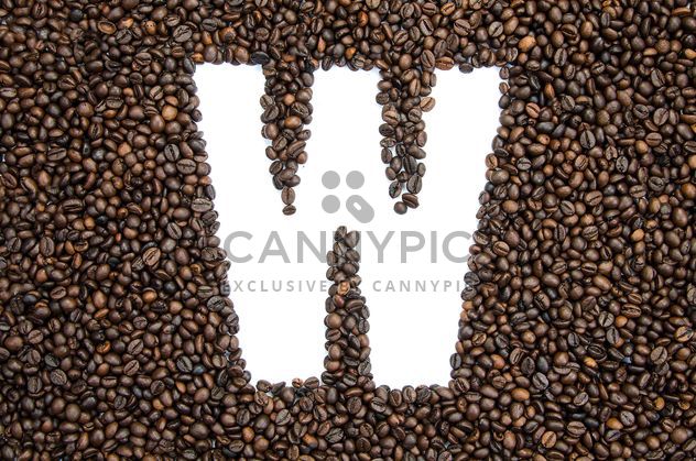 Alphabet of coffee beans - Free image #451927