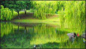 Reflection on lake - image #486837 gratis