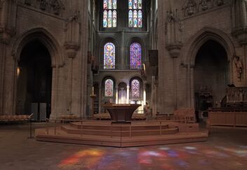 Light and colour, Ely Cathedral, Ely, Cambridgeshire, England - бесплатный image #489897
