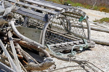NS-00947 - Old Wooden Lobster Trap - image #490777 gratis