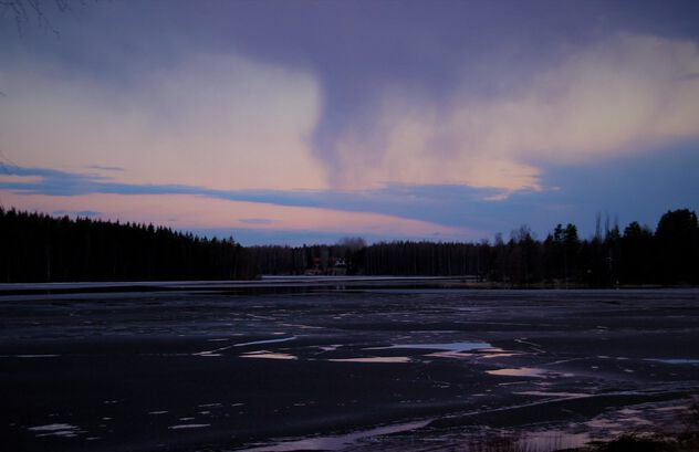 April Sunsettime and last ice - бесплатный image #498107
